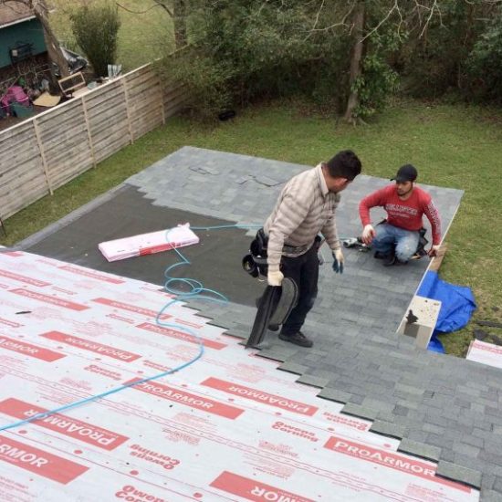 Roofing Installation of Asphalt shingles in Wilmington